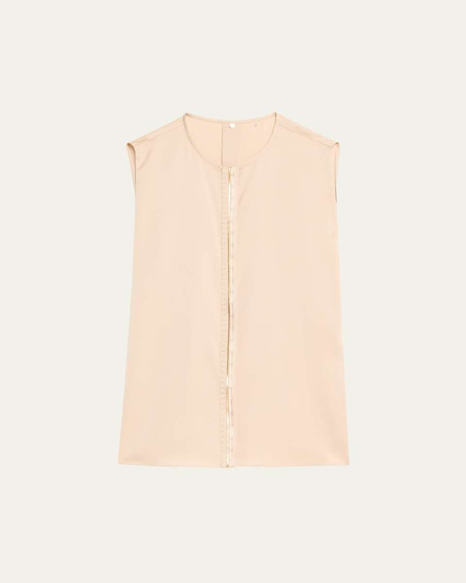 Robi Sleeveless Embroidered Blous